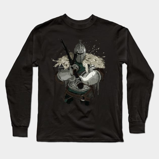 Chosen Undead Splatter Long Sleeve T-Shirt by 666hughes